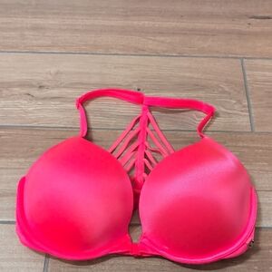 Victoria's Secret Vibrant Pink Strappy Bra